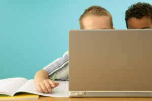 boys at computer