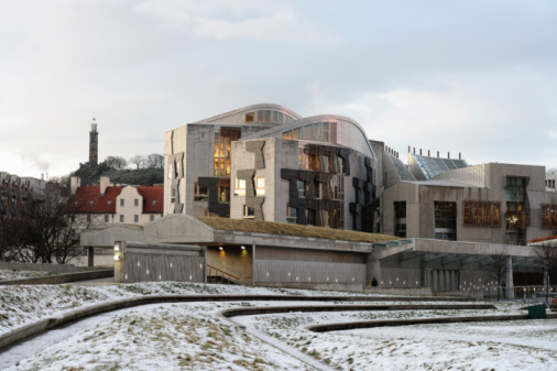 Scottish Parliament Buildings, Holyrood, Edinburgh, Scotland, UK