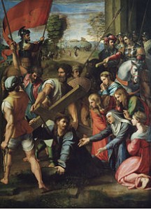 MarymeetsJesusViaDolorosa4thstationofthecross