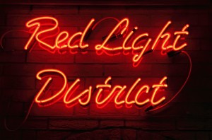 red light district